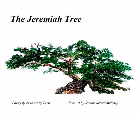 Poetry book "the Jeremiah Tree" cover 